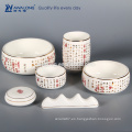 Utensilios de utensilios de caligrafía china de alta suavidad perfecta porcelana
